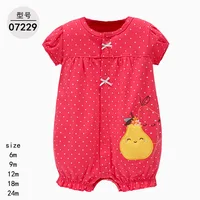 2024 New Spring Summer Infant Children Short-sleeved One-piece Jumpsuit Infant Clothes Baby Boy Clothes Girls Ropa De Bebe Niña 5