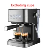 220V 110V 1.5L 2 In 1 Household Coffee Machine Italian Semi-automatic Concentrated High-pressure Extraction And Whipping Foam 5