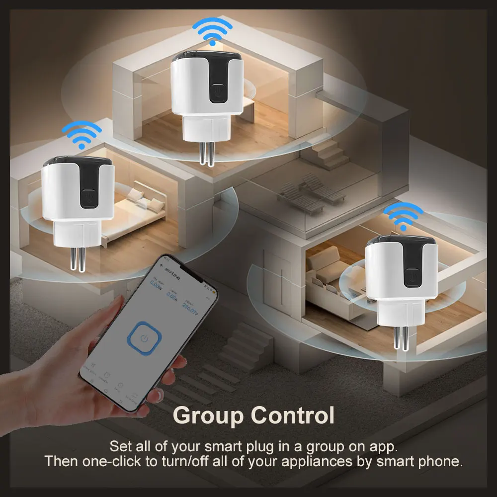 eWelink Smart Plug WiFi Socket With Timing/Countdown/Power Monitoring Works With