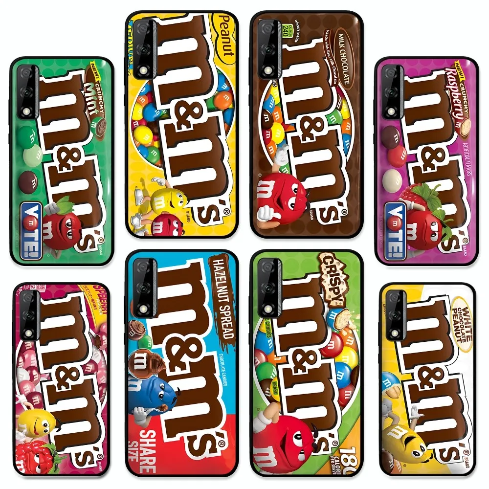Custodia Per Telefono C-Chocolate M-M & Ms-S Per Huawei Y9 6 7 5 Prime Enjoy 7S 7 8 Plus 7A 9E 9Plus 8E Lite Psmart Shell