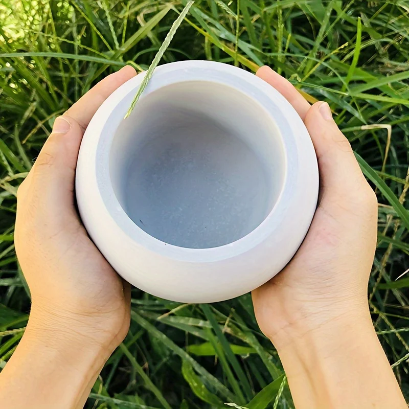 Flower Pot Silicone Mold Succulent Flower Pot Storage Box Gypsum Concrete Mold