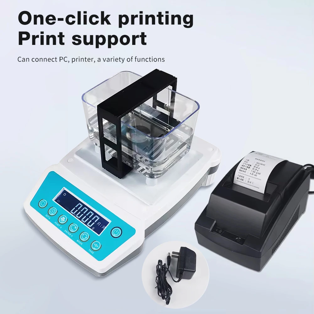 300g 0.01g Automatic Soild Density Meter for Precious Metal Gold Small Particle Density Purity Tester Electronic Densitmeter