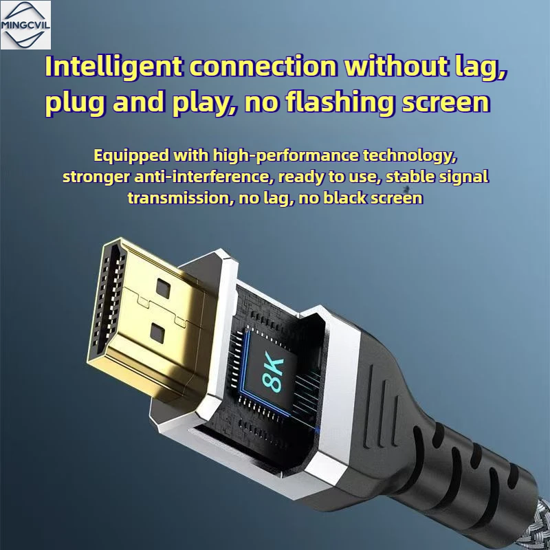 Ultra High-Speed 8K HDMI Cable with 3D and HDR Support