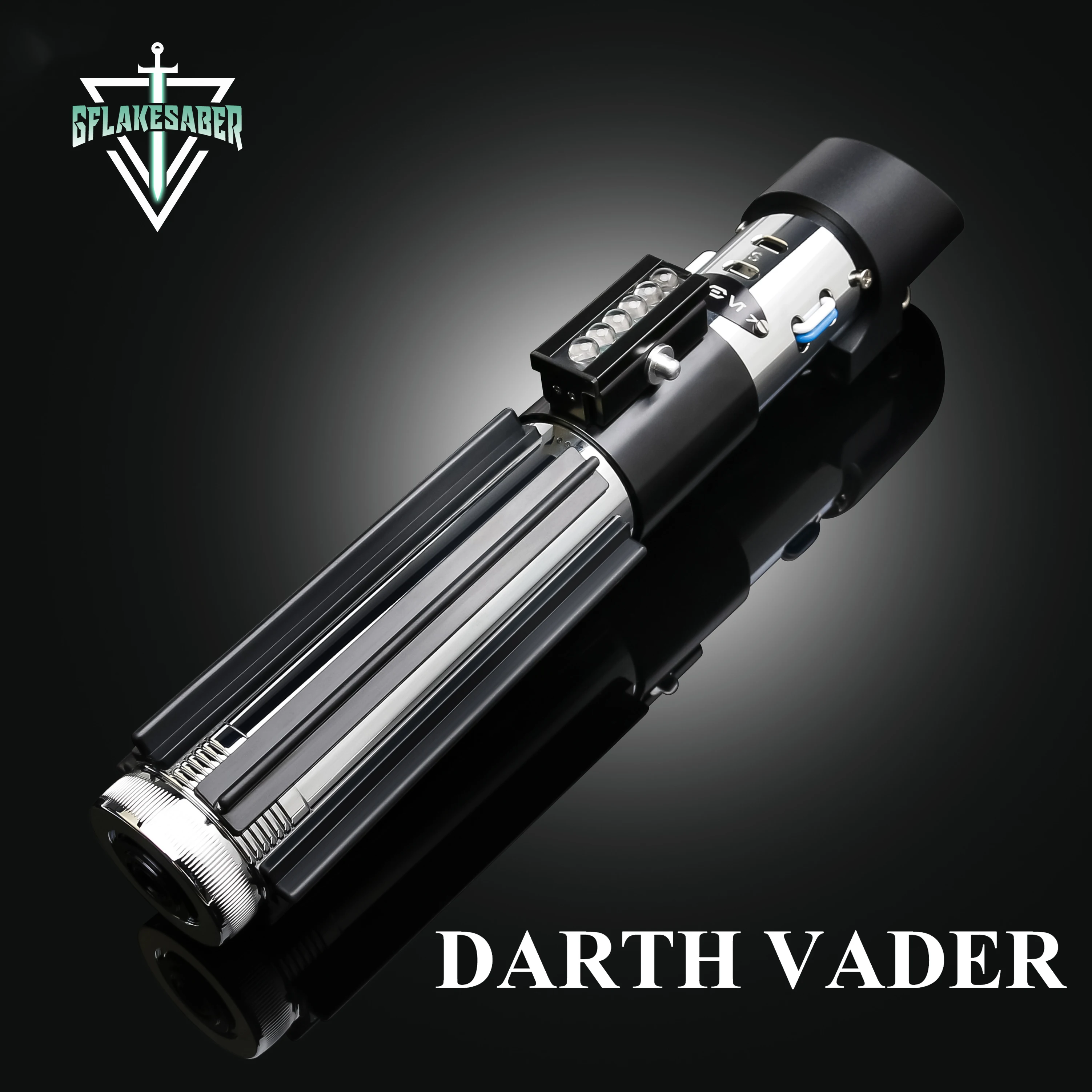 Txqsaber Darth Vader Lightsaber Rgb/Proffie/Sn Pixel Darth-Vader Heavy Dueling Light Sword Jedi Force Smooth Swing Laser Sword