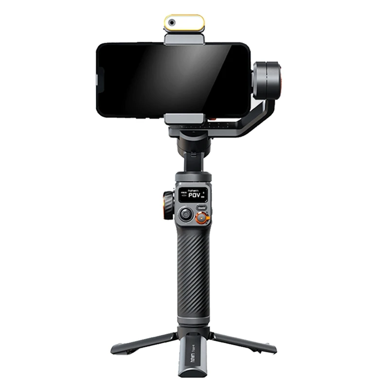 

Hohem Isteady M6 Kit Handheld Gimbal Stabilizer Selfie Tripod For Smartphone With AI Magnetic Fill Light Full Color Video Light