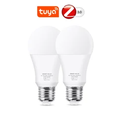 Smart LED Light Bulb with RGB & Tunable White Control, Voice & App Integration (2PCS)