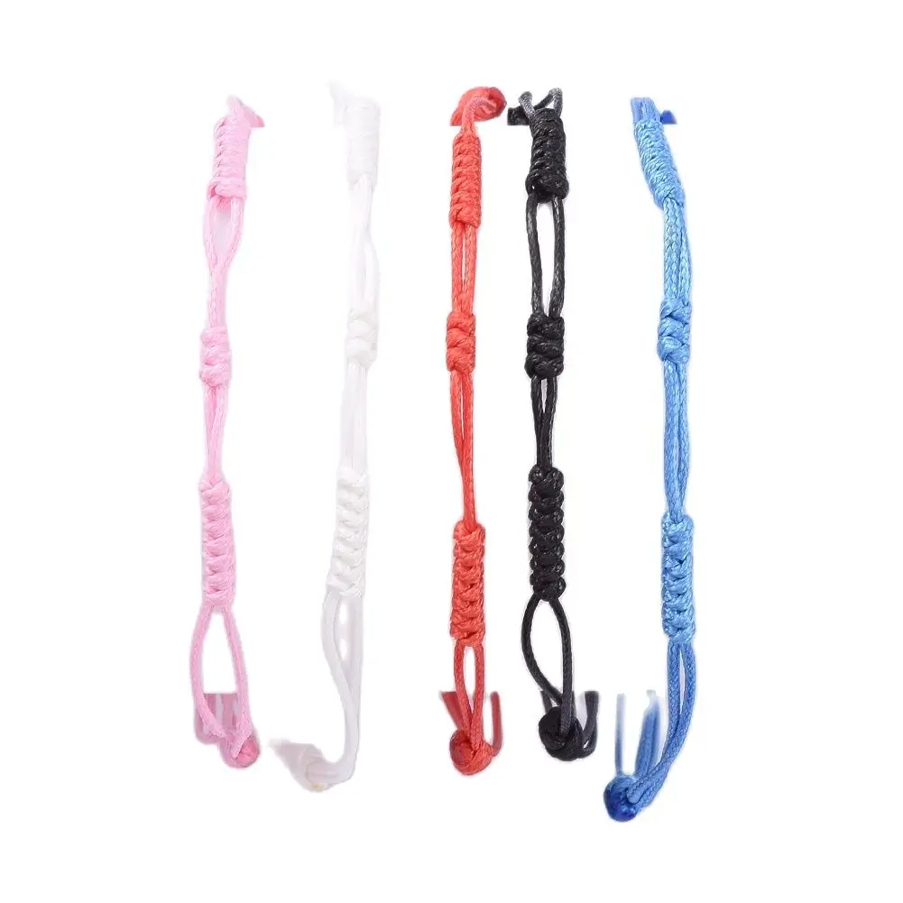 Kissitty 15 Sets Simple Braided Waxed Cord Adjustable Rope Chain Braid Bracelets For DIY Bracelet Making Women Handmade Gift