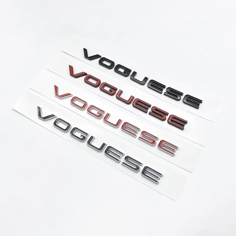 Nuovo 3D Abs Chrome Black Letters Vogue Se Emblem Car Trunk Badge Decalcomania Per Land Rover Range Rover Vogue Se Sticker Accessori