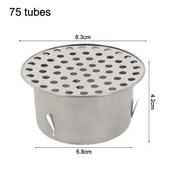 สแตนเลสห้องน้ําท่อระบายน้ําผม Catcher ระเบียงระบายน้ําปลั๊กสวนกลางแจ้งหลังคา Anti-blocking ชั้นกรอง 9