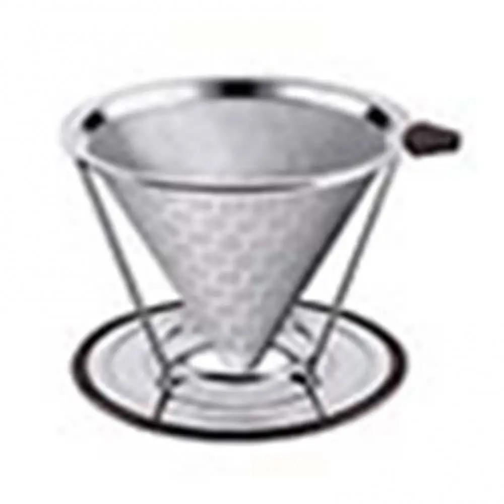 

Фильтр для кофе, прочный многоразовый держатель из нержавеющей стали, сетчатая воронка, корзины, зажим, ситечко, кофейный инструмент