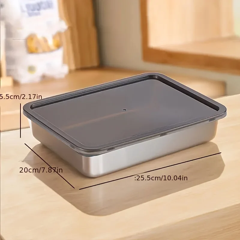 5-Piece Stainless Steel Food Storage Container Set 5