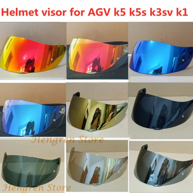 Lente de Casco para AGV K5 K5S K3SV K1, visera de Casco de motocicleta