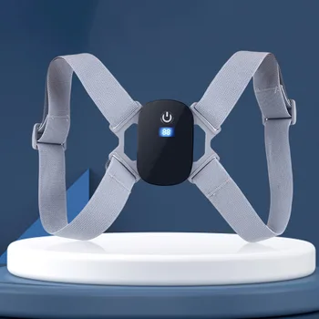 8-shaped Shoulder Training Corrector Smart Sensor 400mAh Back Correction Belts Vibration Reminder Adjustable for Children Adults 1