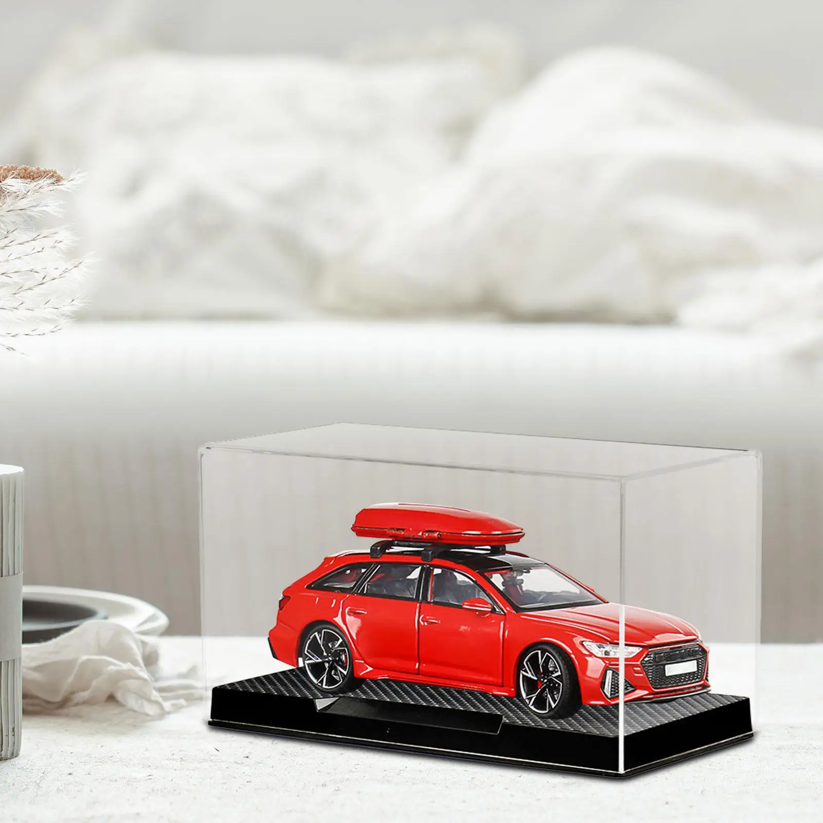 Clear Acrylic Display Case 1:32 Scale Model Cars Showcase for Model Cars Boy