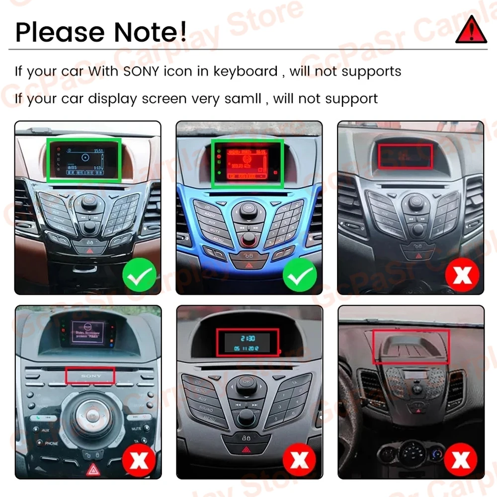 포드 피에스타 MK7 2009-2016 용 테슬라 스타일 카플레이, 자동차 라디오 멀티미디어 비디오 플레이어, 지능형 시스템, 8 코어, 5G 디스플레이, 안드로이드