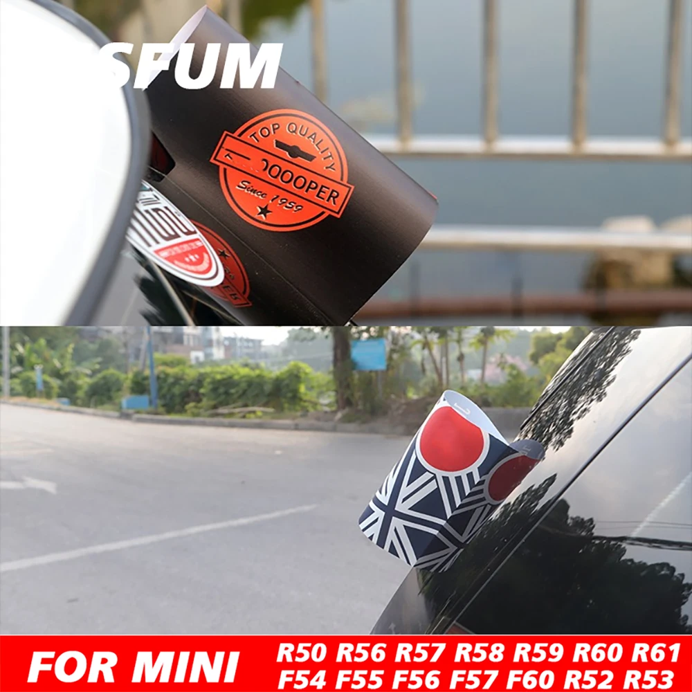 Union Jack Adesivi Per Etichette Per Porte Auto Etichette Di Lavaggio Adesivi Per Segni D'Acqua Per Mini Cooper S Jcw R50 R55 R56 R60 R61 F54 F55 F56 