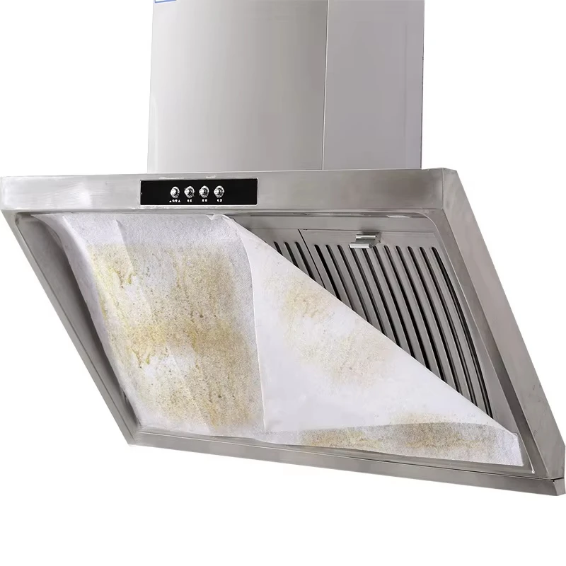 Kitchen Oil Filter Paper Non-Woven Absorbent Paper 46cmx5/10m Anti-Oil Cotton Chicken Filter Bottle Tools for Most Cooker Hoods cooker hood filter