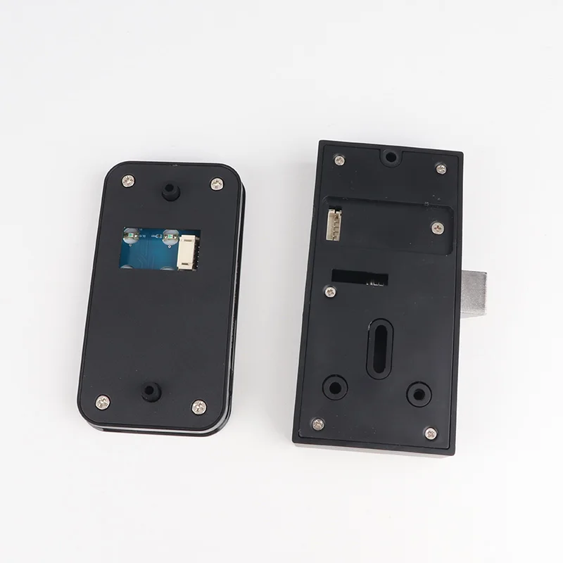 Black Keyless Plastic Shell Drawer Lock Touch Keypad Digital Password Cabinet Furniture Locks