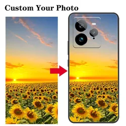 DIY Customized Soft Phone Case - Personalized Photo Design Cover for Realme Neo7x (Black DIY Case)