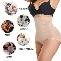 Qtree-Culotte lifting des fesses sans couture pour femme, sous-vêtement féminin, formateur de taille, spoeur de corps, grande taille 6