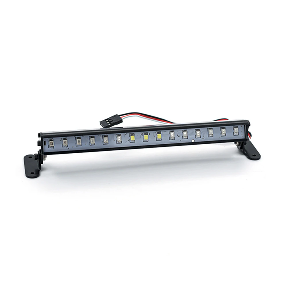 

New Bright Climbing Car Roof Light Colorful/White Light Lamp Strip for 1/10 TRX-4 SCX10 90046 RC Crawler Car Modification Part