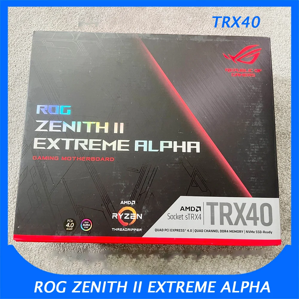 For ASUS ROG ZENITH II EXTREME ALPHA Z2EA E ATX RGB DDR4 Support X3960 X3990 Desktop