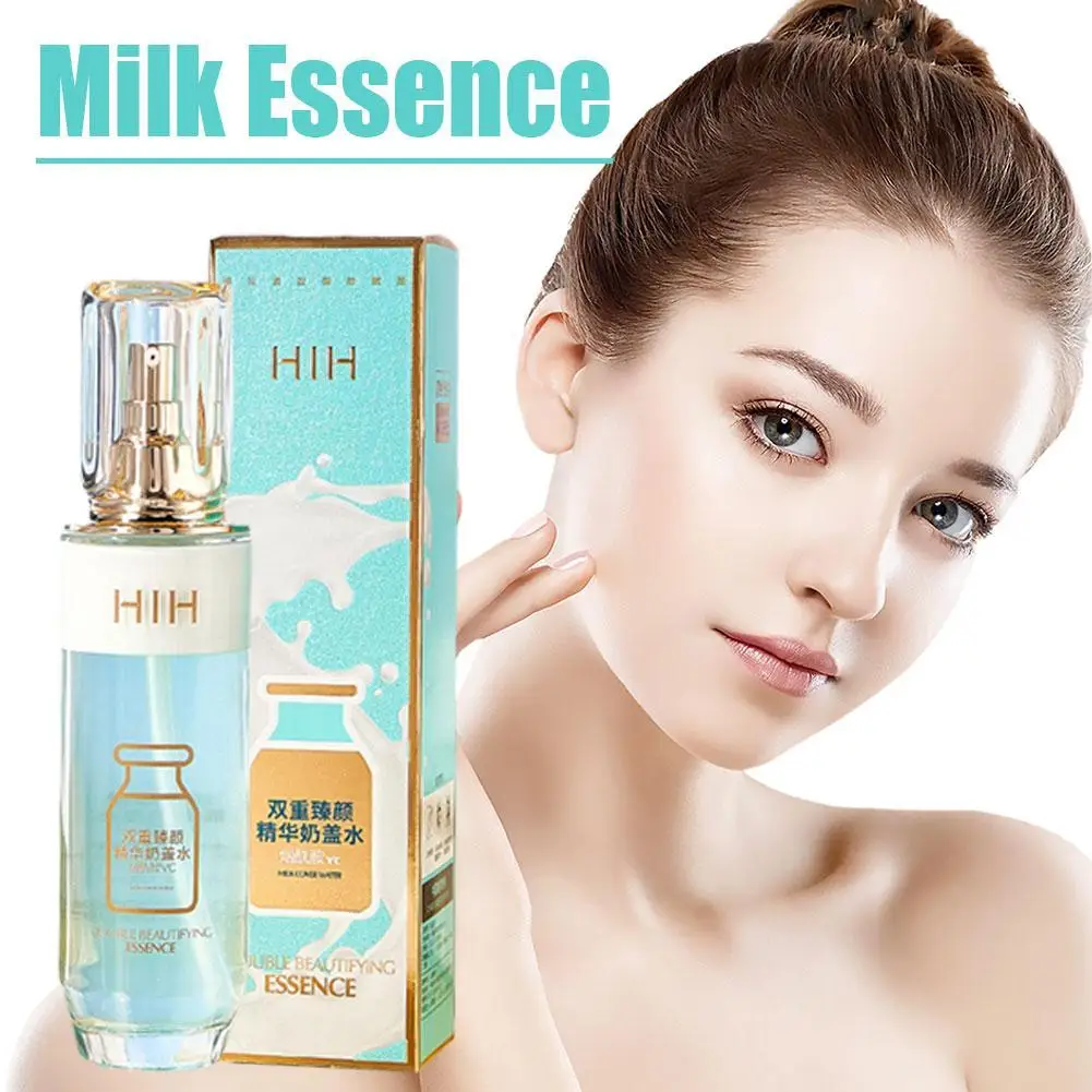 

120ml Double Beautifying Essence Lotion Water Milk Face Essence Brightening Moisturizing Refreshing Facial Care Toner Skincare