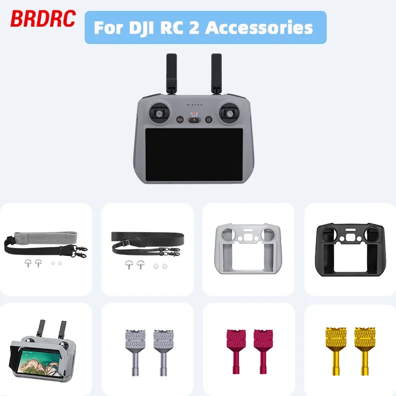 Coque Silicone Pour Télécommande DJI NEO / Mini 4 Pro RC-N3/2/1 - Avec Lanière, Protection Anti-chocs Et Anti-rayures