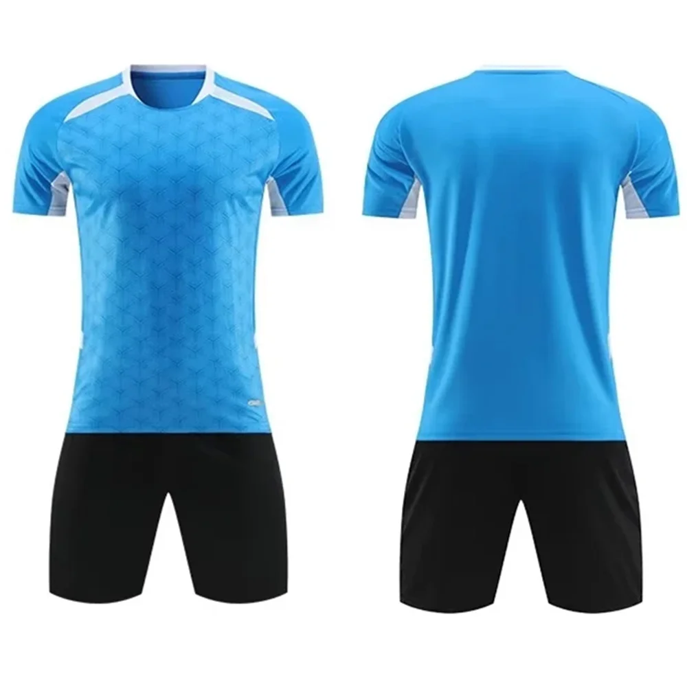 Update Kids Youth Futball Jerseys Kit Adult Soccer Training Suit 100%polyester Quick Dry Mesh Fabric Improve Your Peformance