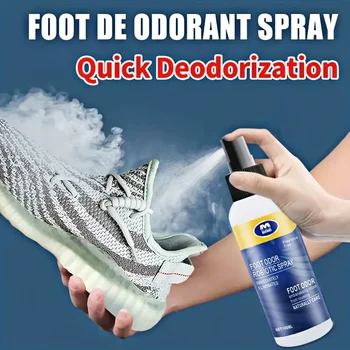 1 Bottle/Box Shoe Deodorizer Spray - Odor Eliminator Spray with Plant-Based Formula, Quick-Dry Odor Killer for Gym, Travel 1