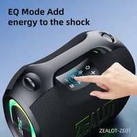 Zealot-ZE01 120W Big Power Portable Bluetooth Speaker Wireless TWS Subwoofer Bluetooth Speaker Waterproof Mobile HIFI Quality - Image 4