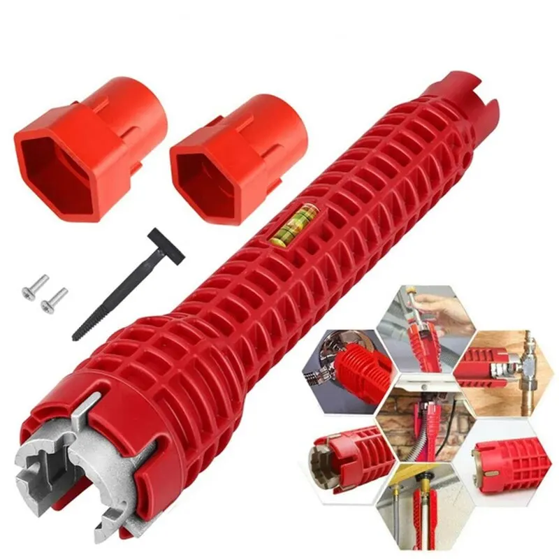 Multifunctional Bathroom Wrench Set for Faucet and Sink Installation