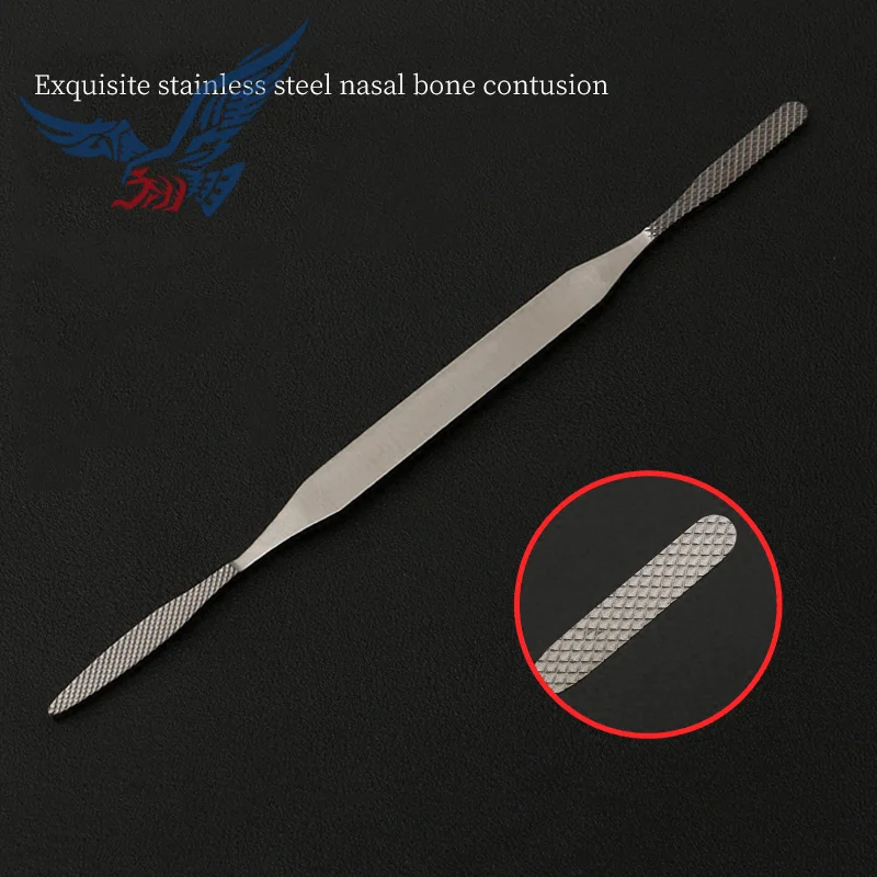 Rhinoplasty instruments stainless steel surgical tools nasal bone file straight curved curved nasal bone file beauty plastic surgical tool