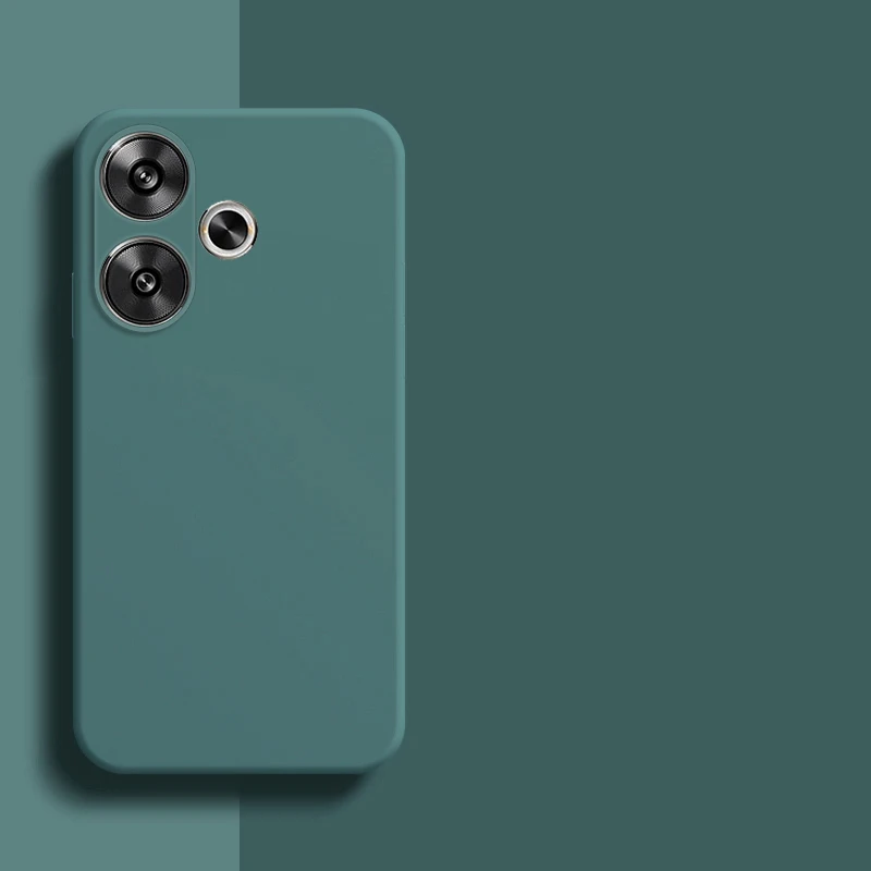 Soft Liquid Silicone Protective Phone Case for Xiaomi Poco F6 - Bumper Shield Cover