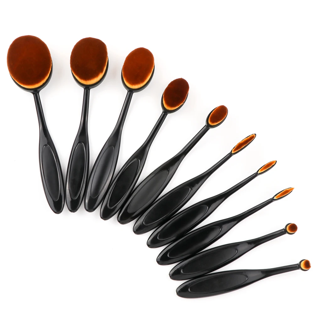 Lot De 10 Pinceaux De Mélange D'encre Avec 10 Pinceaux Et