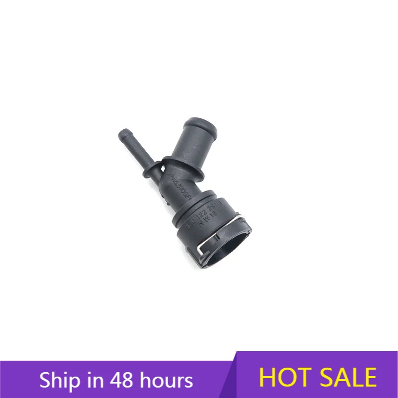 

1J0122291B для Audi Volkswagen A3 Beetle Bora Jetta термостат двигателя для гольфа радиатор охлаждающий шланг Фланцевое соединение черные автозапчасти