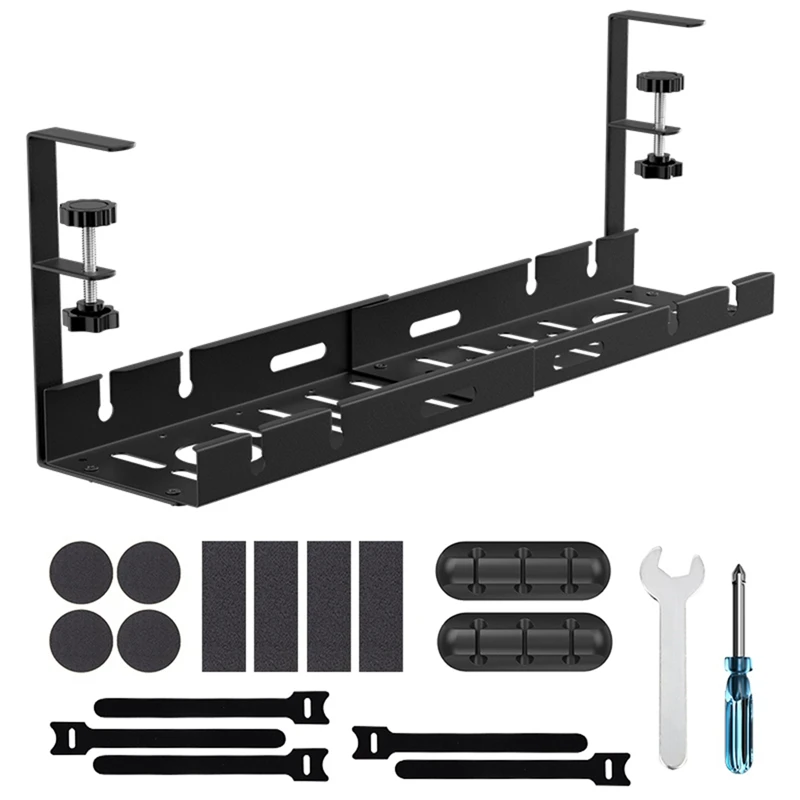 drill-free-under-desks-cable-management-tray-desk-cord-hider-raceway-under-desks-cable-tray-holder-wire-and-cable-rack