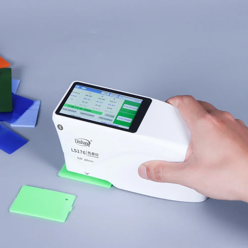 Spectrophotometer LS176 D/8° High Accuracy Whiteness and Yellowness Spectral Reflectance Curves APP Software 4