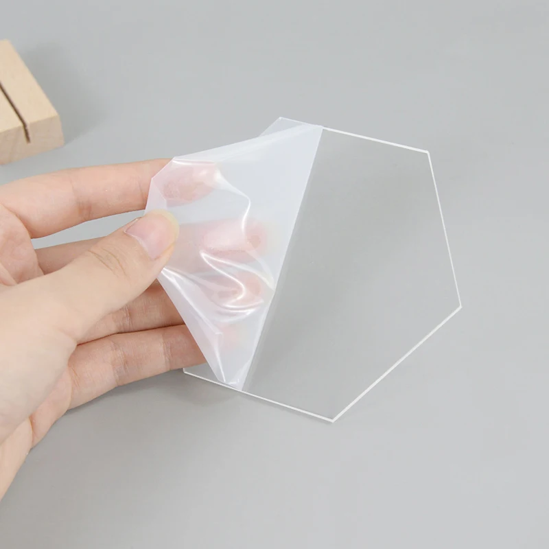 Place Card Holders Wedding Table Numbers Acrylic Sign Holders Transparent Acrylic Arch-shaped Table Card Wedding Table Number Plate Card Banquet Diy Wooden Base Seat Plate Sign