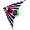 Outdoor Fun Sports New Arrive 2.5m Colorful Triangle Kites  With Handle & Line Good Flying 1