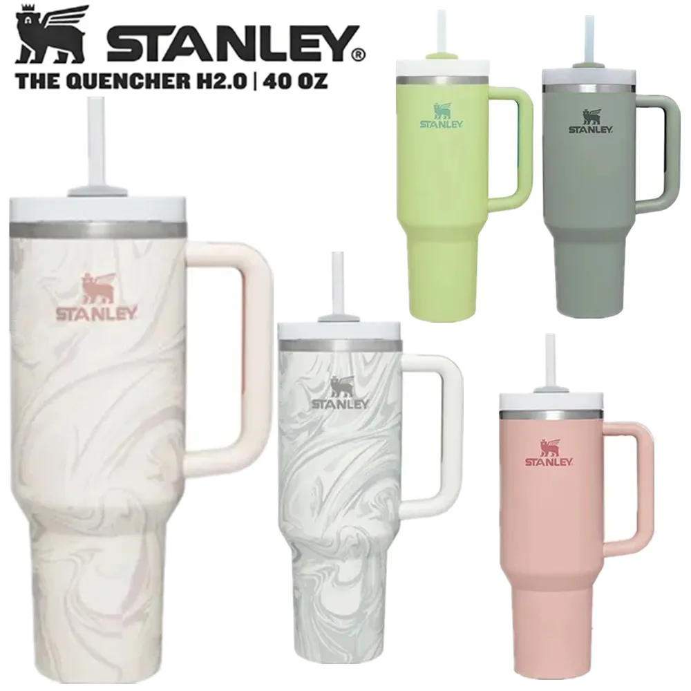 StanleyTumblerwithHandleStrawLidStainlessSteel40ozVacuum