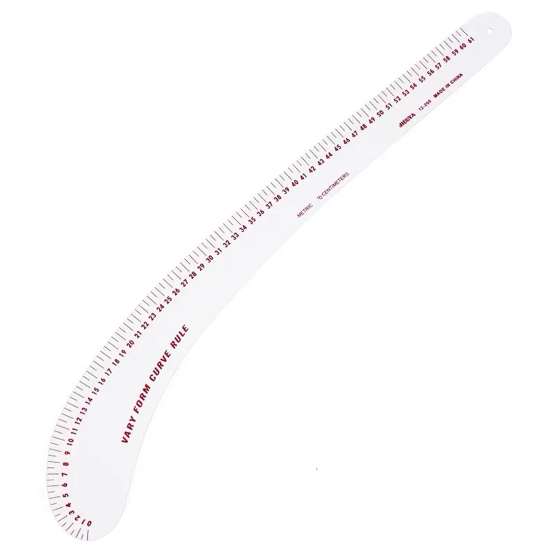 Set De 9 Règles De Couture En PVC - Équerre L, Courbe Emmanchure, Virgule Pour Patronnage Et Tailleur
