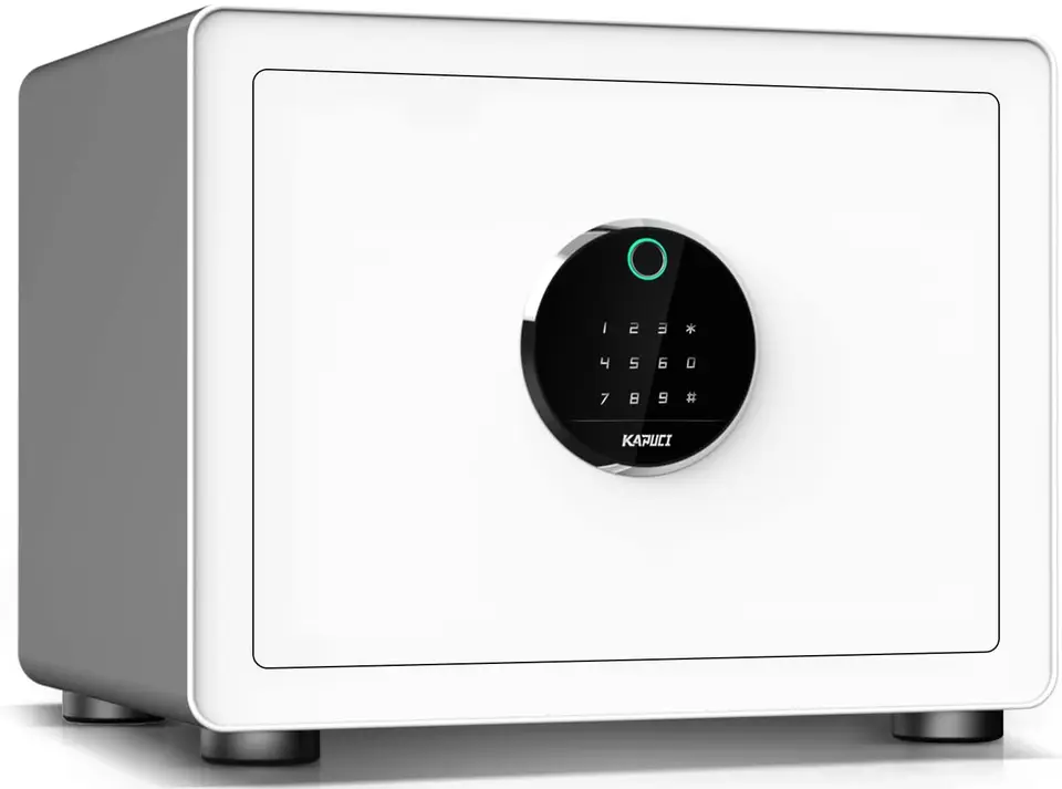 Modern Minimalist Biometric Fingerprint Safe Box