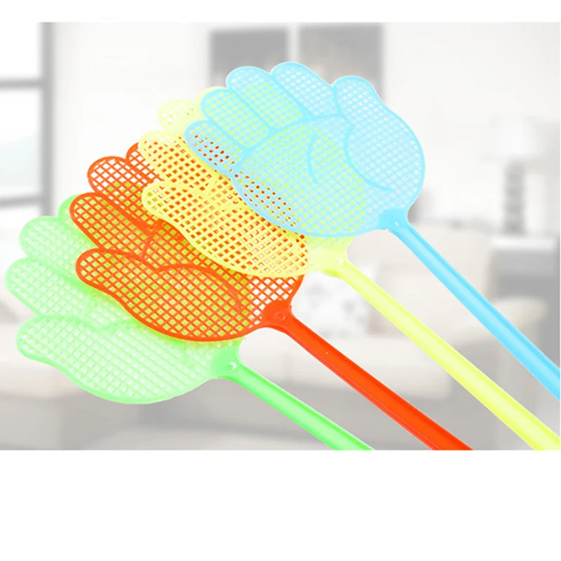 Fly Swatter Extendable Funny Hand Shaped Fly Swatters With Long Handle Manual Swat Flies For Home/Indoor/Outdoor/Office/