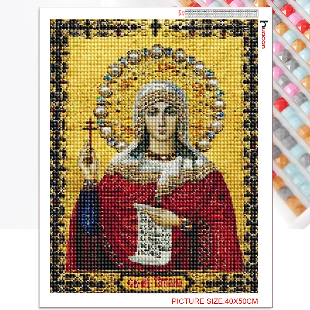 Huacan Diamond Painting Icons Art Kits Full Square/Round Diamonds Embroidery Religion DIY Decorations Home diamond painting