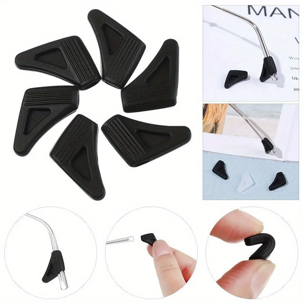 10pairs Eyeglasses Anti-slip Sleeve Silicone Earhooks Eyeglasses Legs Anti-fall Sport Cleaning Activity Accessories