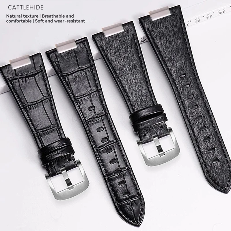 Enhanced Luxury Leather Quick Release Watch Strap