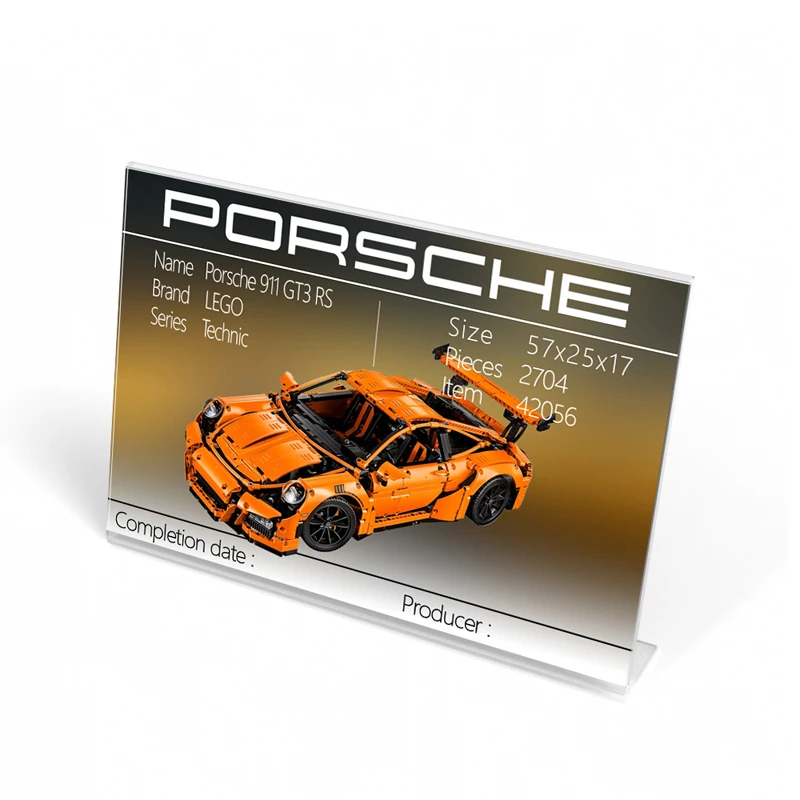 The Acrylic Display Stand Nameplate For 
