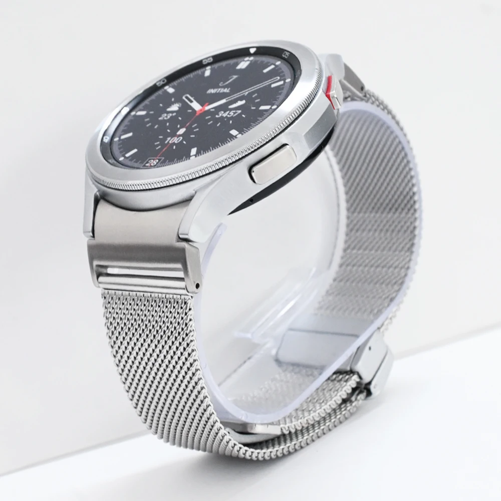 

Браслет «Миланская петля» из нержавеющей стали, магнитный для Samsung Galaxy Watch 6 5 pro 4 Classic 47 мм 43 мм 42 46 мм 40 44 мм 45 мм