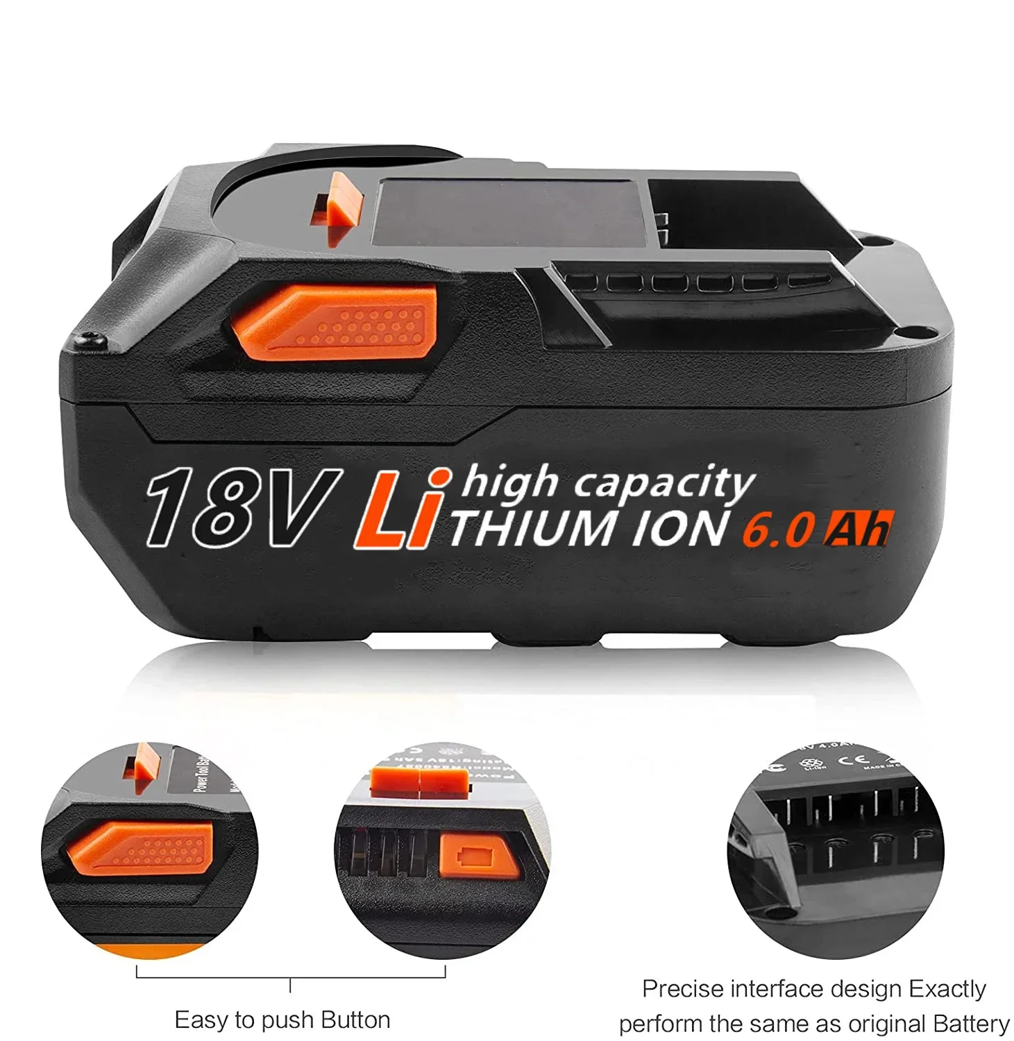 Professional Black and Decker 18V Lithium Battery 6.0Ah